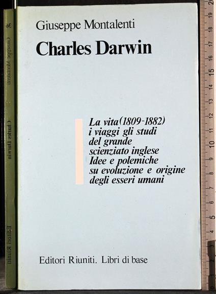 Charles Darwin - Giuseppe Montalenti - copertina