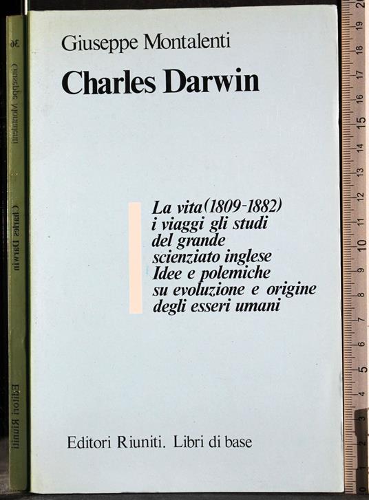 Charles Darwin - Giuseppe Montalenti - copertina
