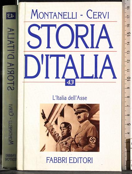 Storia d'Italia. Vol 43. L'Italia dell'Asse - copertina