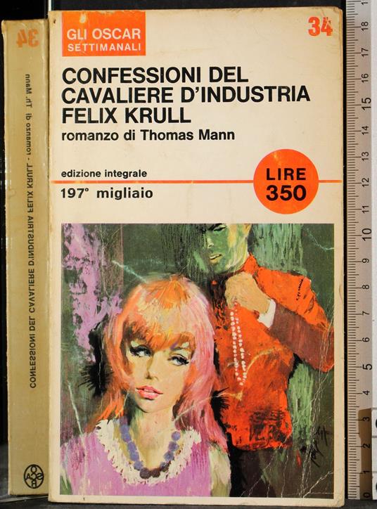 Confessioni del cavaliere d'industria Felix Krull - Man - copertina
