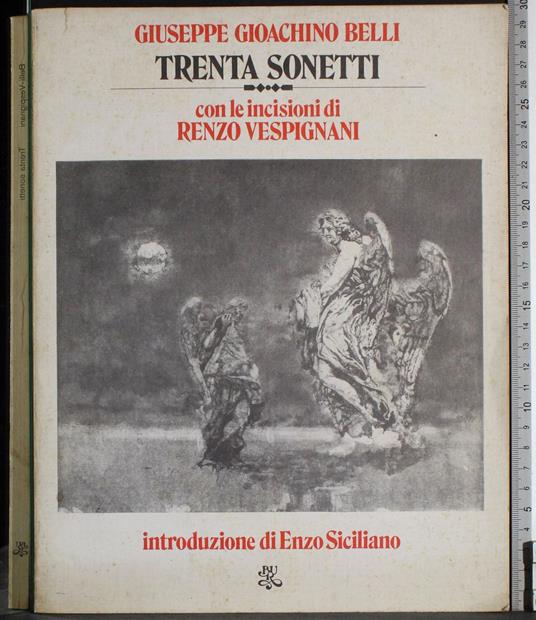 Trenta sonetti - Giuseppe Gioachino Belli - copertina