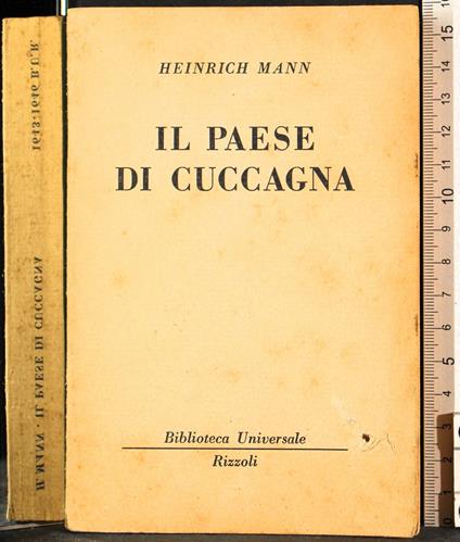 Il paese di cuccagna - Heinrich Mann - copertina