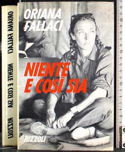 Niente e così sia - Oriana Fallaci - copertina