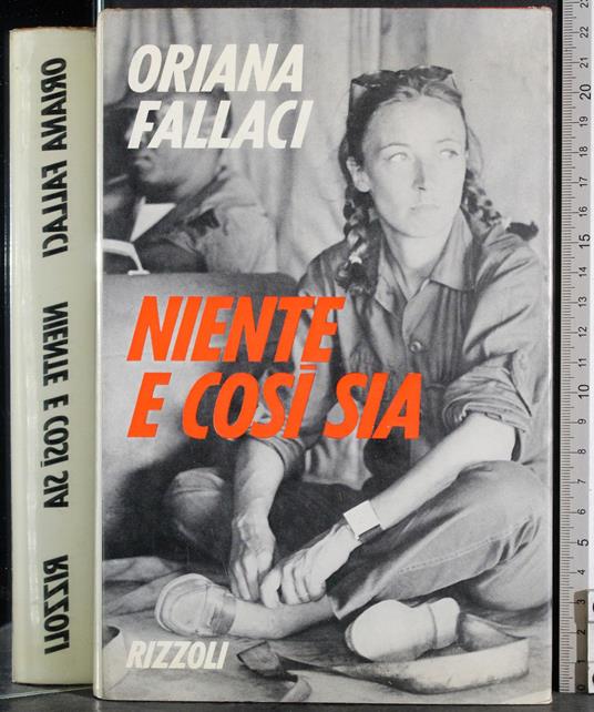Niente e cosi sia - Oriana Fallaci - copertina