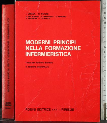 Moderni principi nella formazione infermieristica - copertina