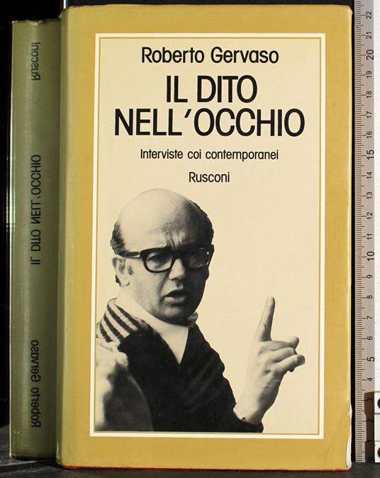 Il dito nell'occhio - Roberto Gervaso - copertina