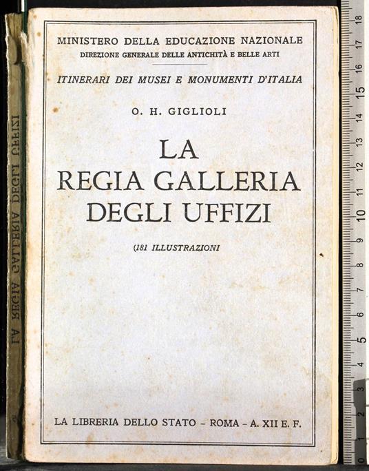 regia galleria degli Uffizi - copertina