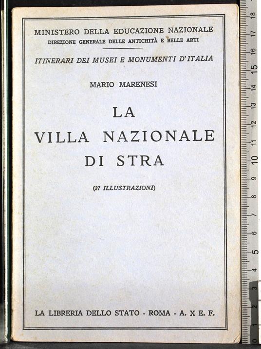 villa nazionale di Stra - copertina