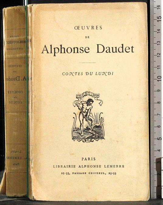 Oeuvres de Alphonse Daudet - Daudet - copertina