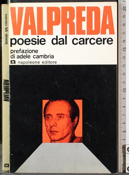 Poesie dal carcere - Pietro Valpreda - copertina