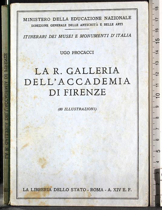 R Galleria dell'accademia di Firenze - Procacci - copertina