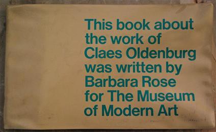 Claes Oldenburg - Barbara Rose - copertina