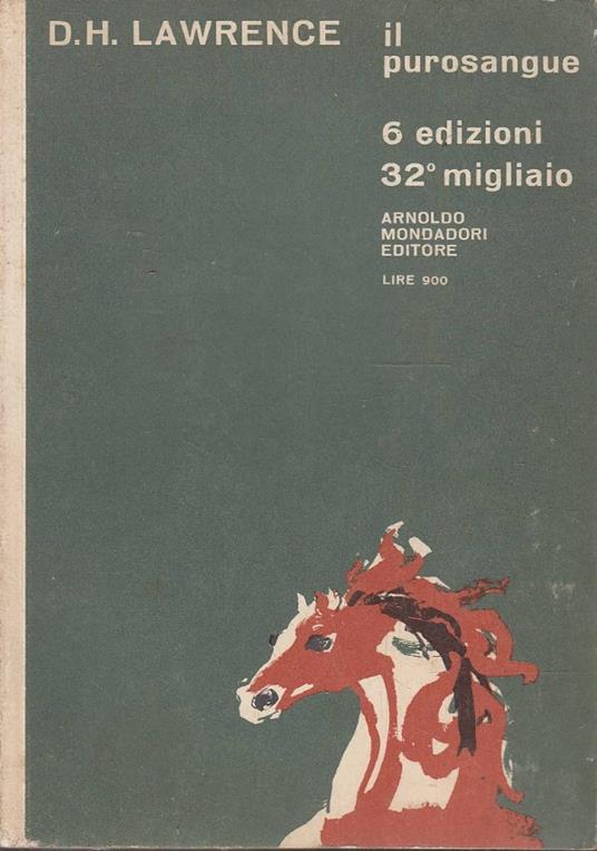 Il purosangue - D. H. Lawrence - copertina