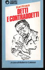 Detti e contraddetti A cura di Roberto Calasso