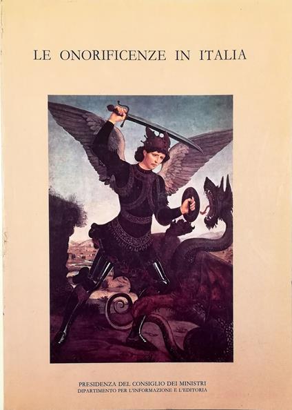 Le onorificenze in Italia - copertina