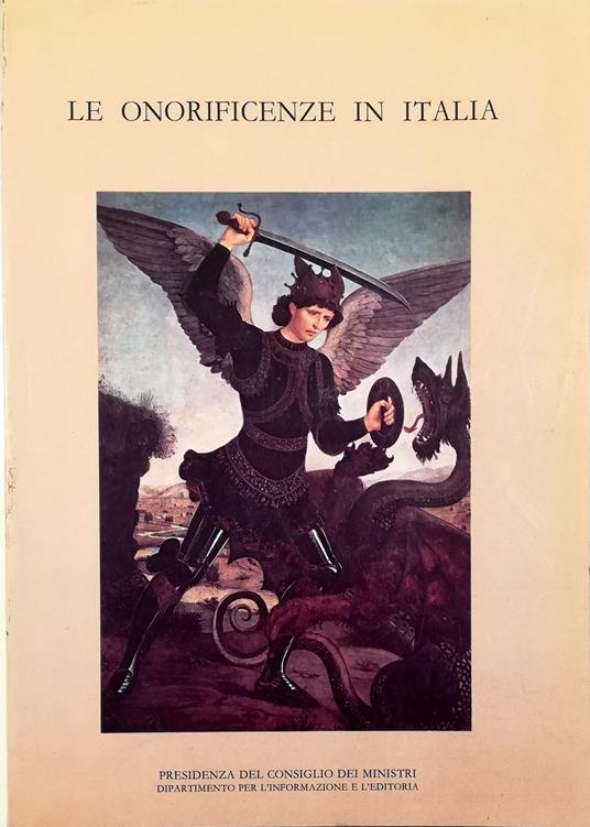 Le onorificenze in Italia - copertina