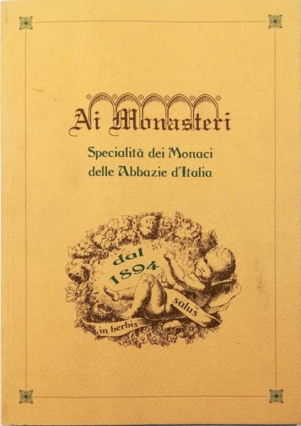 Ai Monasteri Specialità dei Monaci delle Abbazie d'Italia - copertina