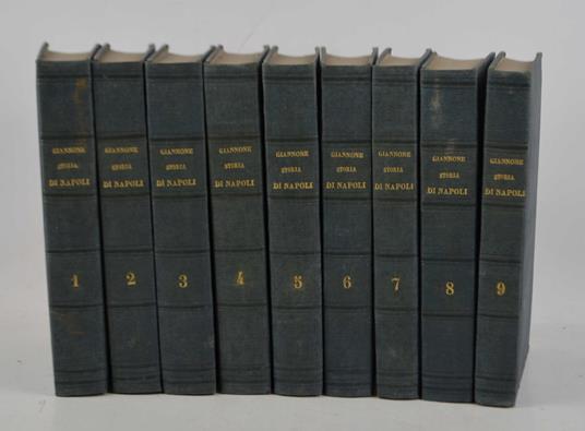Istoria civile del Regno di Napoli - Pietro Giannone - copertina