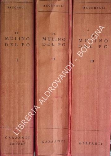 Il MULINO DEL PO (3 Volumi) - Riccardo Bacchelli - copertina