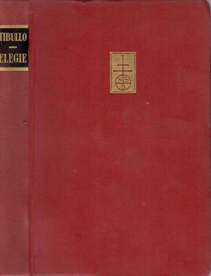ELEGIE - Sesto Properzio - copertina