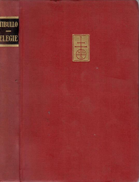 ELEGIE - Sesto Properzio - copertina