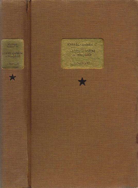 Sette giorni a maggio - Fletcher Knebel - copertina