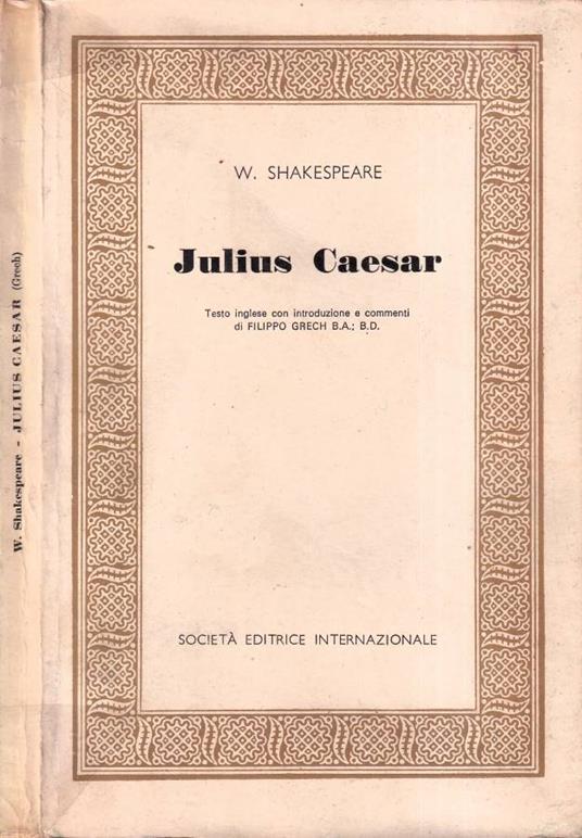 Julius Caesar - William Shakespeare - copertina