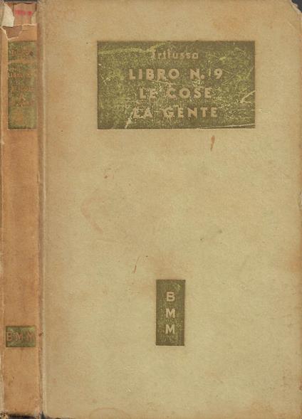 Libro n. 9. Le Cose. La Gente - Trilussa - copertina