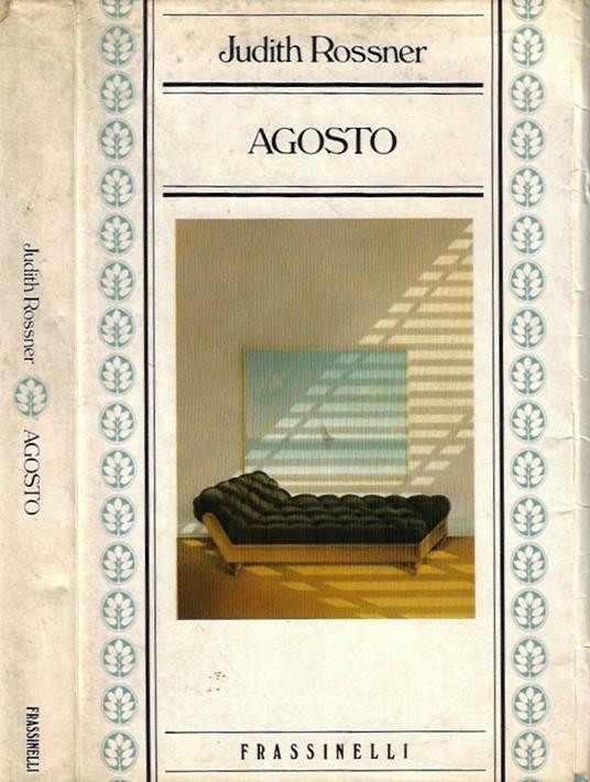 Agosto - Judith Rossner - copertina