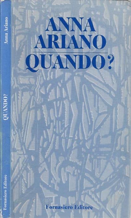 Quando? - Anna Ariano - copertina