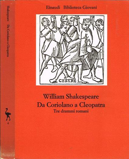 Da Coriolano a Cleopatra - William Shakespeare - copertina