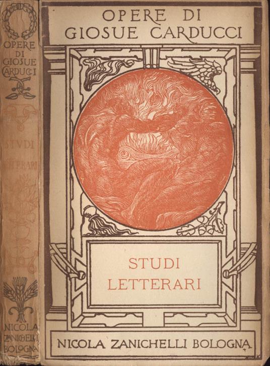 Studi letterari - Giosuè Carducci - copertina
