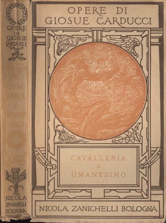 Cavalleria e umanesimo - Giosuè Carducci - copertina