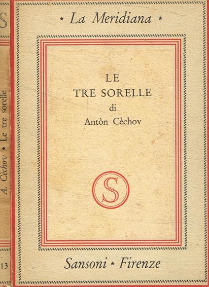 Le tre sorelle - Anton Cechov - copertina