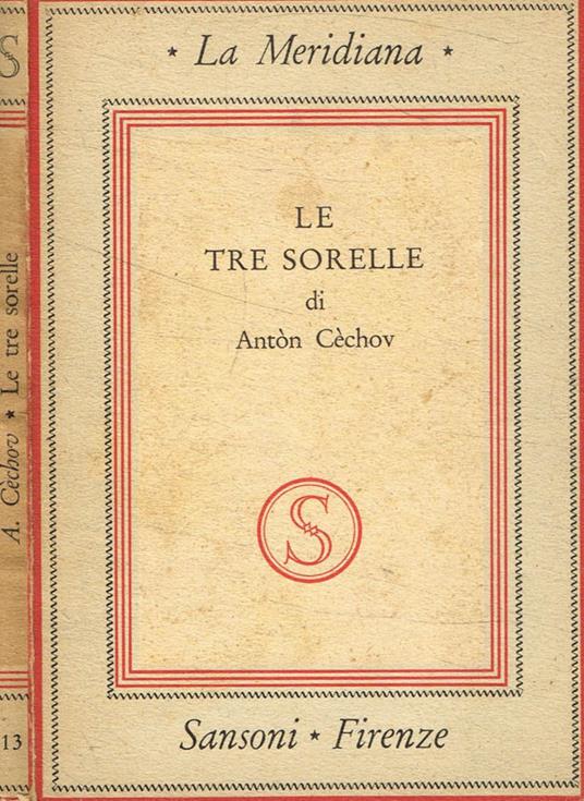 Le tre sorelle - Anton Cechov - copertina