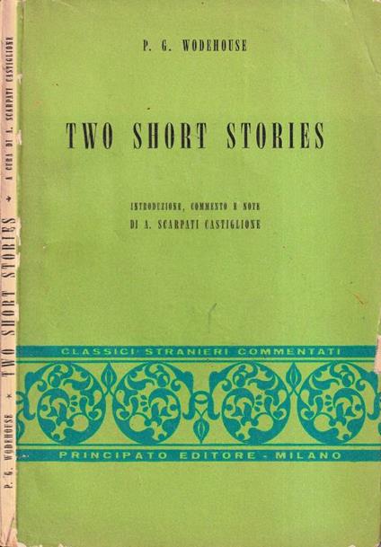 Two short stories - Pelham G. Wodehouse - copertina