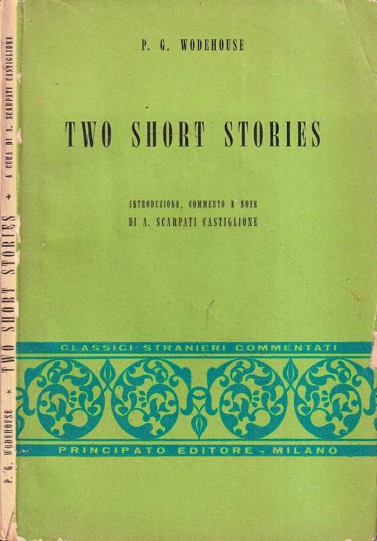 Two short stories - Pelham G. Wodehouse - copertina