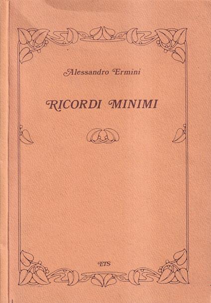 Ricordi minimi - copertina