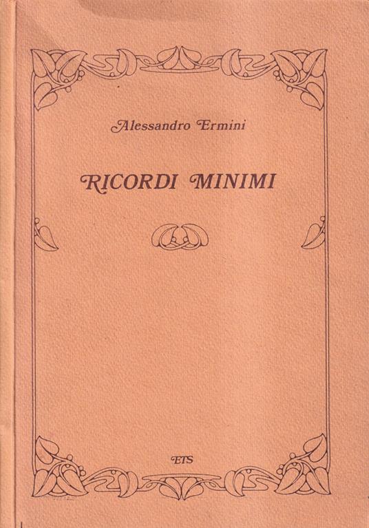 Ricordi minimi - copertina
