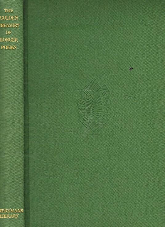 The golden treasury of longer poems - copertina