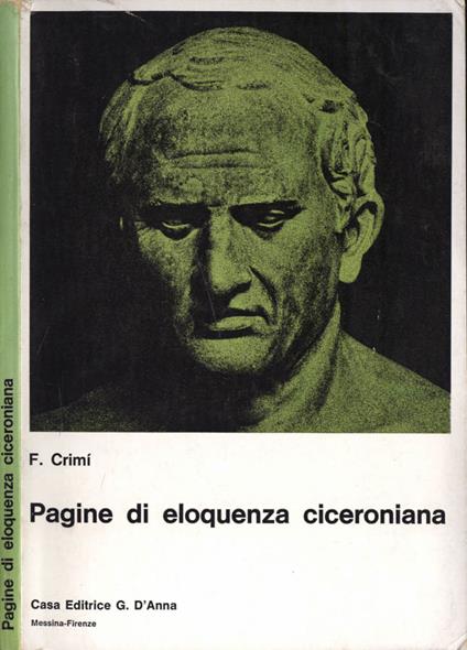 Pagine di eloquenza ciceroniana - copertina