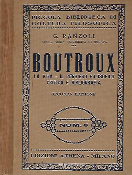 Boutroux - copertina