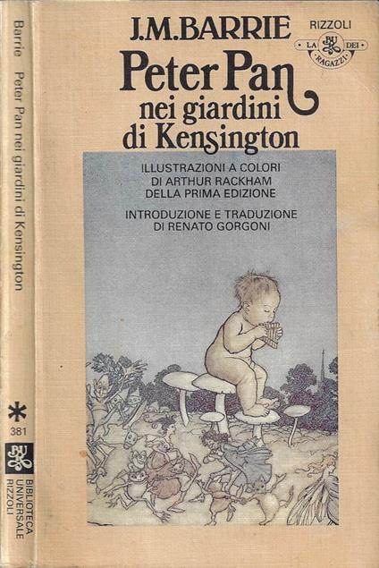 Peter Pan nei giardini di Kensington - copertina
