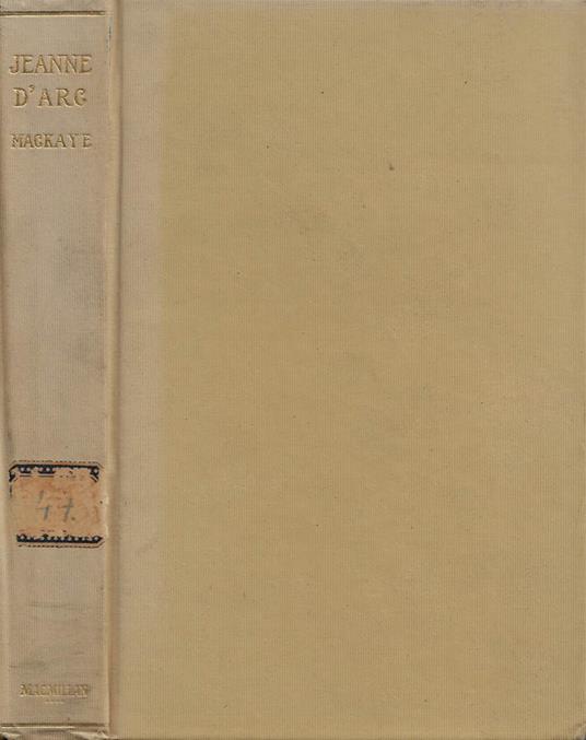 Jeanne d'Arc - copertina
