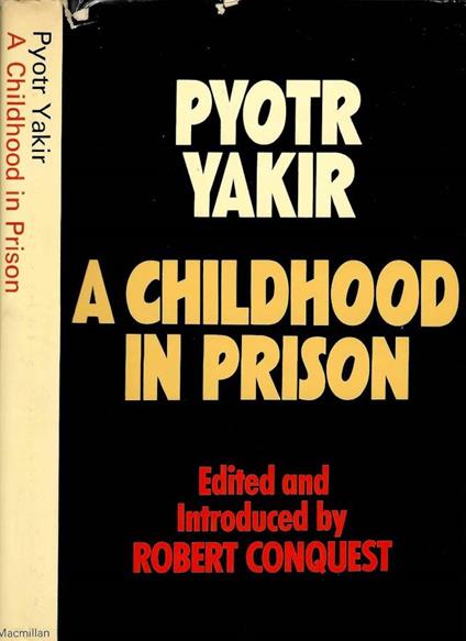 A childhood in prison - copertina