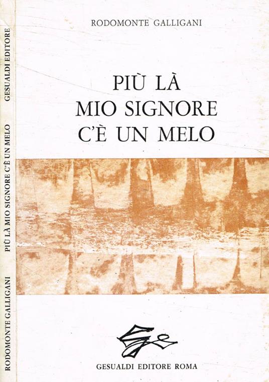 Più là mio signore c'è un melo - copertina