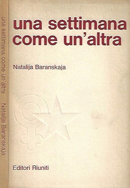 Una settimana come un'altra - Natalija Baranskaja - copertina