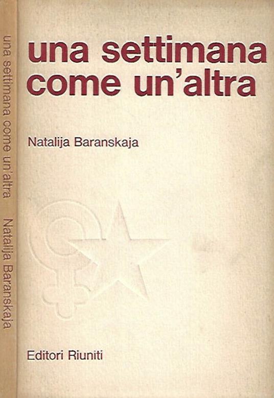Una settimana come un'altra - Natalija Baranskaja - copertina