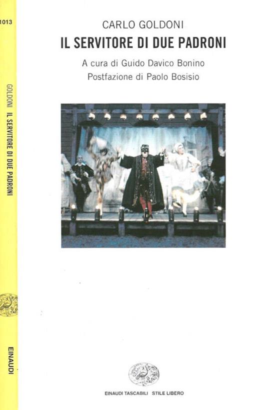 Il servitore di due padroni - Carlo Goldoni - copertina