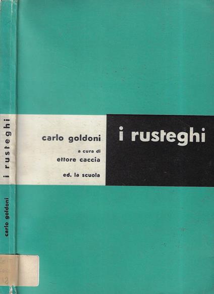 I rusteghi - Carlo Goldoni - copertina